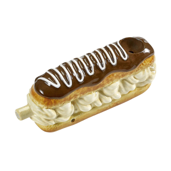 Ceramic Special Dry Hand Pipe / Eclair 6"